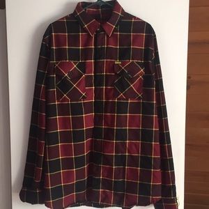 Dixxon long sleeve button down flannel